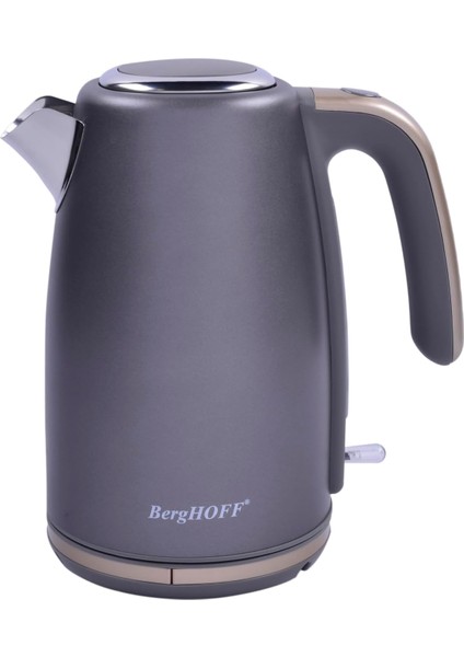 Gem Pearl 1,7 L Su Isıtıcı – 2200 W Paslanmaz Çelik Gövde | Gri