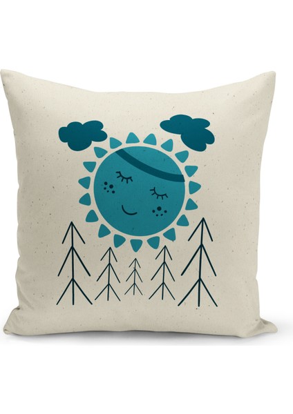 Çocuk Bebek Odası Dijital Baskılı Kırlent Kılıfı