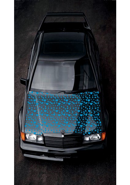 Çok Kalp STICKER25X25CM Folyo Kesim Evrensel Desen Kaplama Araba-Motor-Kask-Laptop Hologram Sticker fiyatları