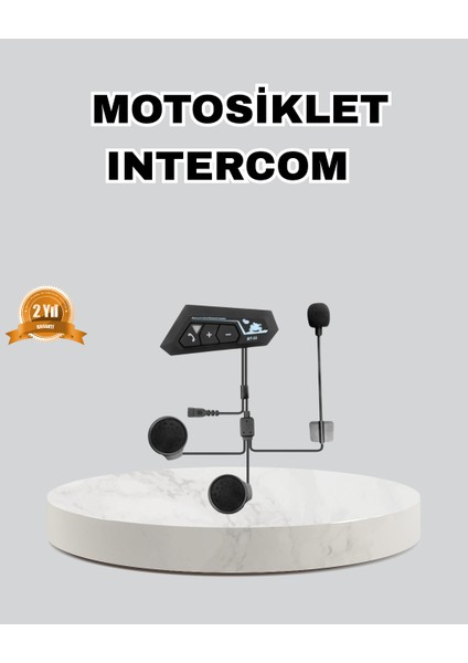 Yzlal Motosiklet Kaskı Için Bluetooth Kulaklık – Kablosuz, Mikrofonlu, Gürültü Azaltmalı BT22