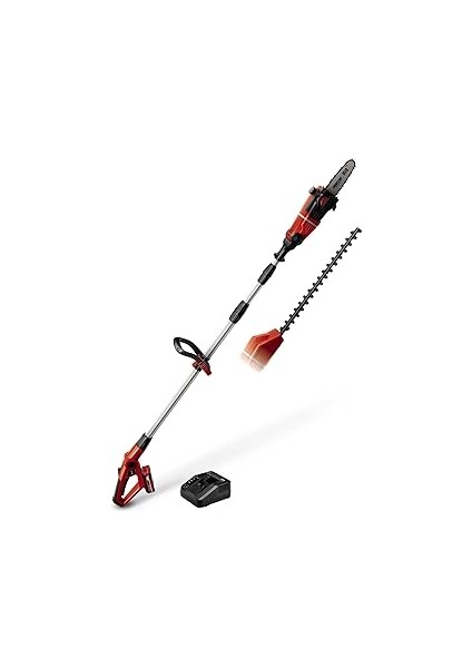 Akülü Çok Fonksiyonlu Budama Ge-Hc 18 Li T Kit (18V, 3AH, 2&apos;si 1 Arada Çit Budama Makinesi ve Motorlu Testere, Kılavuz, Akü ve Şarj Cihazı Dahildir) - 3410805