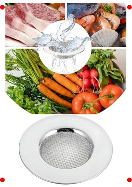 Paslanmaz Çelik Lavabo Süzgeci 7.5 Cm, Dayanıklı fiyatları