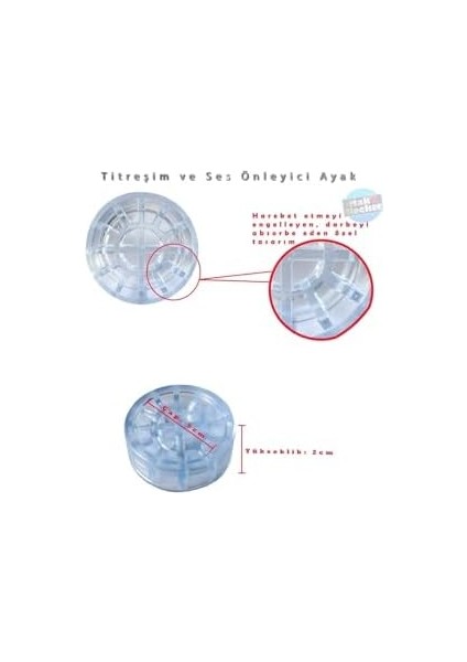 Çamaşır Makinesi Vibrasyon ve Ses Izole Takozu fiyatları