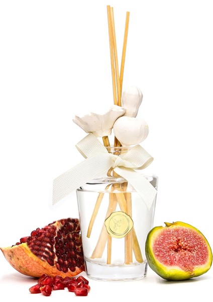 ml Seramik Taş Bambu Çubuklu -Nar Oda Kokusu