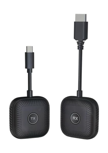 Kablosuz Hd Görüntü Aktarıcı Seti Usb-C Tx Rx | 1080P 60Hz Tak Çalıştır | Bilgisayar Tv Bağlantı Kiti | Internetsiz Ekran Yansıtma - S1 Type C modelleri