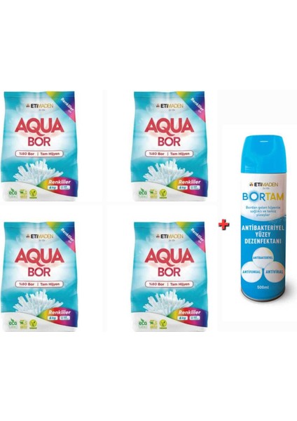 Doğal Mineralli Renkliler Için Çamaşır Deterjanı 24 kg 160 Yıkama+ Dezenfektan