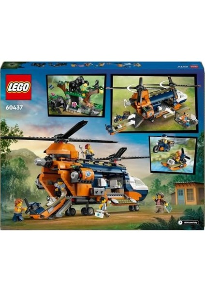 City Orman Kaşifinin Kamp Yerinde 60437-8 Yaş ve Üzeri Çocuklar Için Yaratıcı Oyuncak Yapım Seti (881 Parça) modelleri