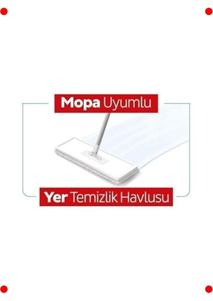 Çamaşır Suyu Katkılı Mop Uyumlu Yer Temizlik Havlusu indirimleri