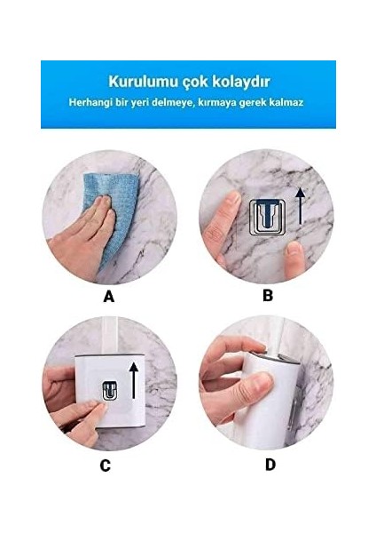 Silikon Tuvalet Fırçası Bükülebilir Silikon Wc Klozet Fırçası (Beyaz) fiyatları