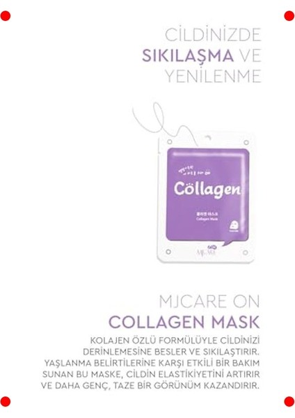 Kolajen Özlü Cilt Canlandırıcı Yüz Maskesi 5'li Set fiyatları