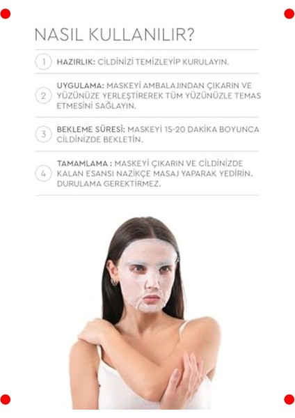 Kolajen Özlü Cilt Canlandırıcı Yüz Maskesi 5'li Set indirimleri