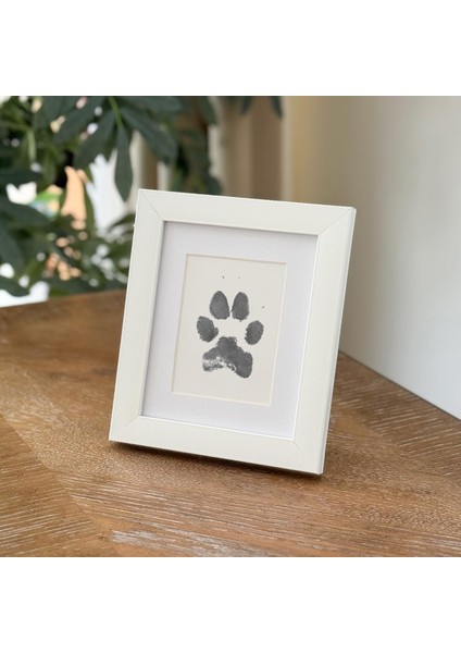 Tekli Evcil Hayvan Pati Izi ve Fotoğraf Çerçevesi - Kedi Köpek ve Kuş ile Uyumlu - Sadece Çerçeve