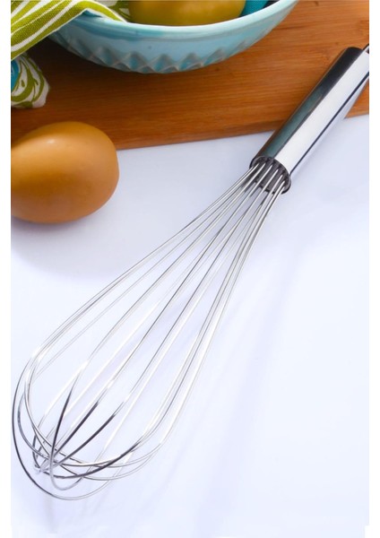 Diyarı Metal Paslanmaz Çırpıcı 35 cm
