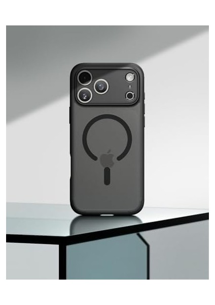 17 Pro Max ile Uyumlu Ince Magsafe Kılıf Ultra Hybrid Sararma Karşıtı Duraclear Hava Kanalı Teknolojisi Askeri Sınıf Koruma Magfit Frost Mat Kapak - ACS10038 fiyatları