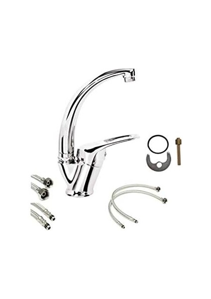 Soğuk Çift Su Girişli Mix Lavabo Musluğu Çeşmesi Bataryası fiyatları