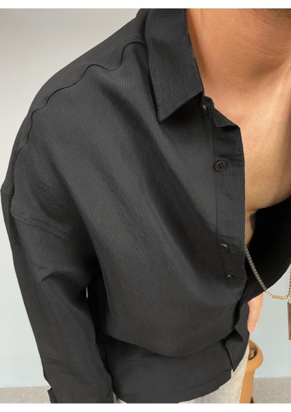 Ince Kumaş Oversize Uzun Kollu Gömlek fiyatları