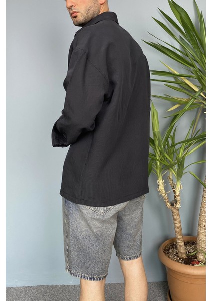 Ince Kumaş Oversize Uzun Kollu Gömlek modelleri