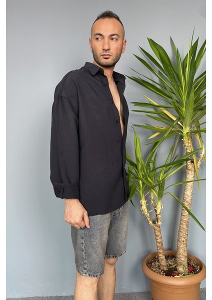 Ince Kumaş Oversize Uzun Kollu Gömlek fırsatları