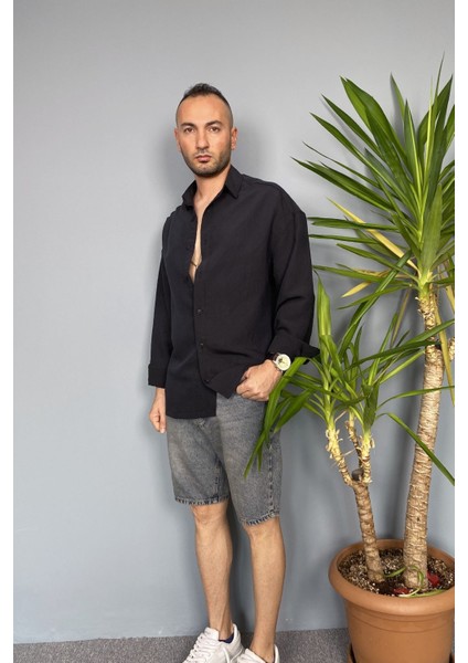 Ince Kumaş Oversize Uzun Kollu Gömlek indirimleri