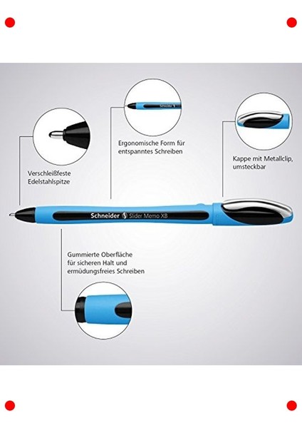 Mavi Kapaklı Tükenmez Kalem (Ekstra Kalın Uç) fırsatları