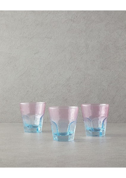 Ramona Cam 3&apos;lü Pembe - Mavi