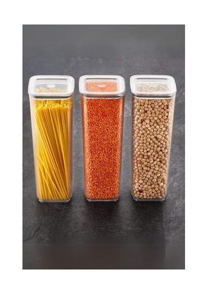 Ahmet Kare Saklama Kabı 3 x 2 Litre, Şeffaf fiyatları