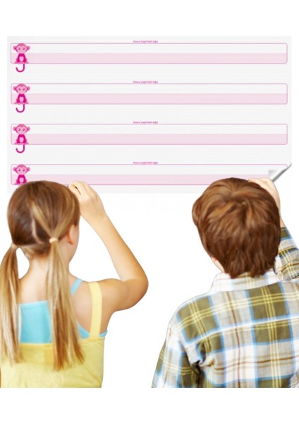 Kıvuz Çizgili Akıllı Kağıt Yazı Tahtası Duvarda Iz Bırakmaz Statik Yeni Müfredata Uygun 100X56CM