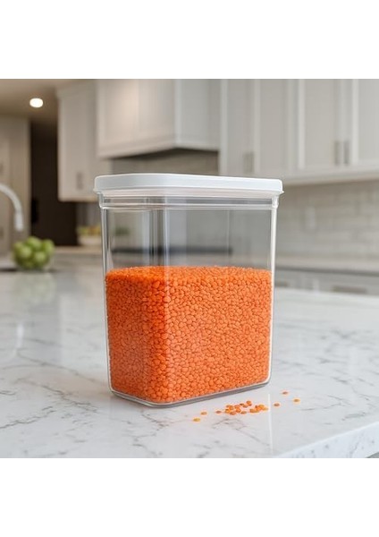 Life Tower Premium Dikdörtgen 3’lü Saklama Kabı Seti – 2400 ml Geniş Hacim, Şeffaf Gövde ve Dikey Istifleme Konforu fiyatları