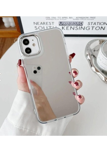 Go Aksesuar 11 ile Uyumlu Aynalı Tasarım Darbe Önleyici Silikon Kılıf