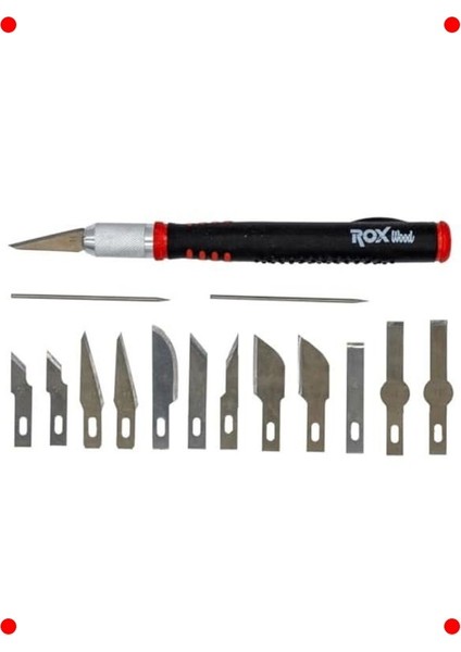 Profesyonel Hobi ve Maket Bıçağı Seti 15 Parça fiyatları