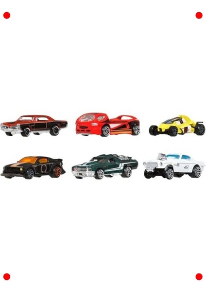 6'lı Özel Koleksiyon Metal Oyuncak Araç Seti (1:64) fiyatları