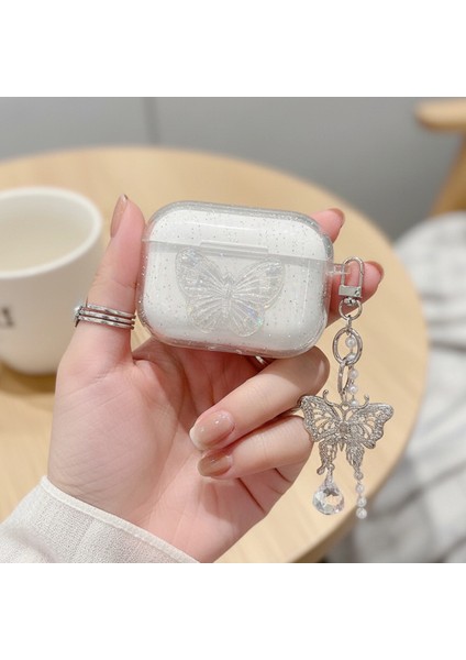 Apple Airpods Pro 3 Kılıf Işıltılı Kelebek fiyatları