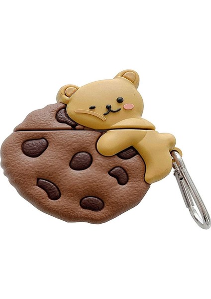 Apple Airpods Pro 3 Kılıf Karakter Figürlü Cookie Bear