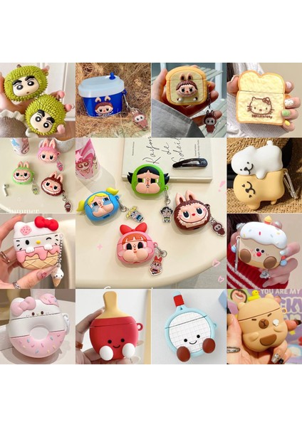 Apple Airpods Pro 3 Kılıf Karakter Figürlü Cookie Bear modelleri