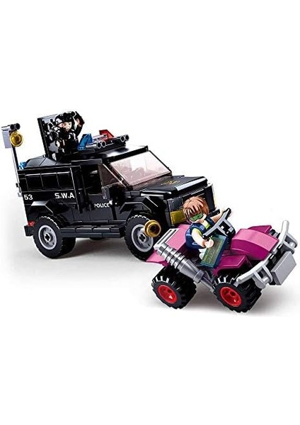 Police Zırhlı Araç Yapım Seti, 293 Parça modelleri