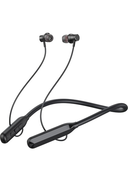 Xo Is Beauty Boyun Bantlı Kablosuz Kulaklık BS30 400MAH Batarya ile 50 Saat Müzik, Ipx5 Su Geçirmezlik ve Bluetooth 5.3 Teknolojisi, Siyah