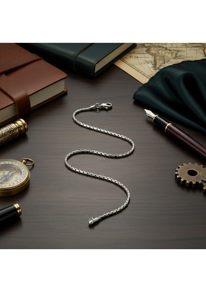 Erkek Ayarlanabilir Çelik Bileklik 316L Kararmayan | Yusso