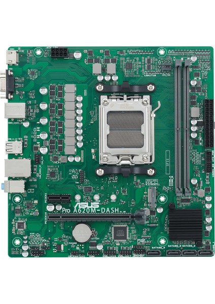 Pro A620M-DASH-CSM Amd A620 Am5 Ddr5 6400 HDMI VGA M2 Usb3.2 Matx Dash Destekli Network Bağlantısı, 5x Protectıon Iıı Anakart