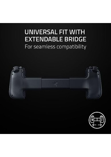 Kishi V2 Pro - Için Mobil Oyun Kumandası (Hypersense Dokunma Hissi, Uzatılabilir Orta Parça, Passthrough Şarj, Jak Çıkışı, Sanal Kontrol Modu) Siyah modelleri