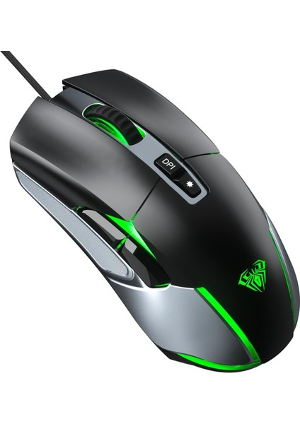 F816 Rgb Efektli 12800DPI Kablolu Optik Gaming Oyuncu Mouse
