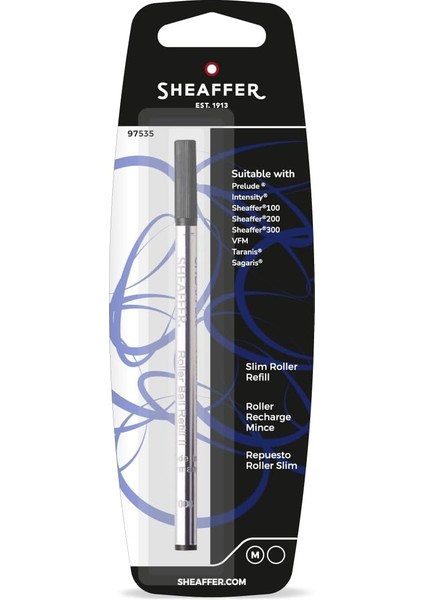 97535 Roller Refil Slim Siyah Slim Roller