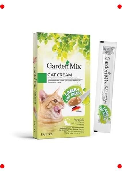 Kuzu Etli Kedi Otlu Kedi Kreması Ödülü (5X15G)