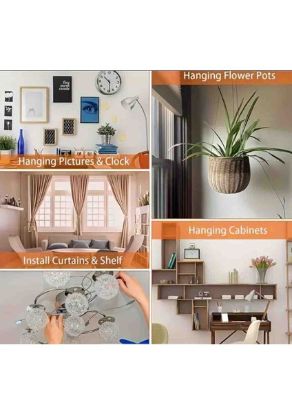 Rayko 5 Adet 4X80 Çelik Kanatlı Paraşüt Alçıpan Dübeli Korniş Dübeli Kelebek Dübel Sabitleme Aparatı fiyatları