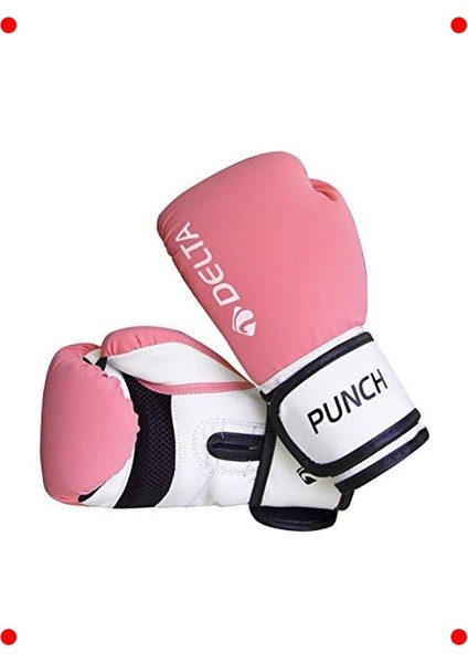 Boks Eldiveni - Dayanıklı, Pembe, 10 Oz