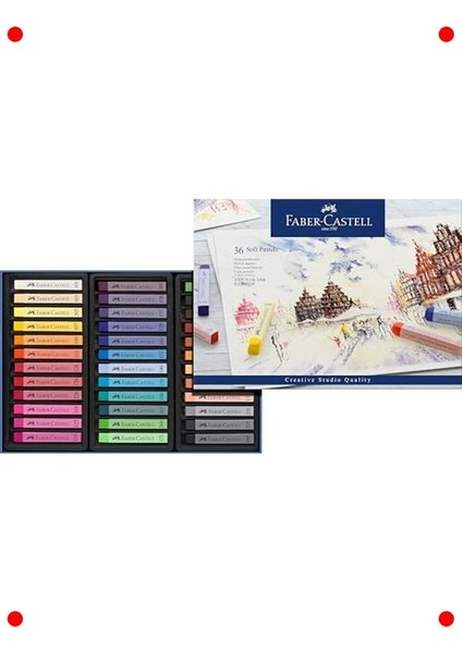 36 Renk Toz Yumuşak Pastel Boya Seti