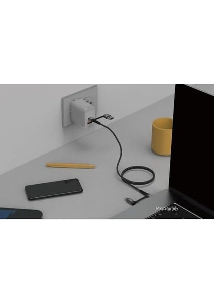 Type-C Kablosu USB Çoklayıcı Micro USB Type-C Kablo Hızlı Şarj ve Aktarım Destekli Siyah fiyatları