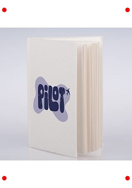 Pilota Özel Uçak Tasarımlı Kanvas Kapak Defter fırsatları