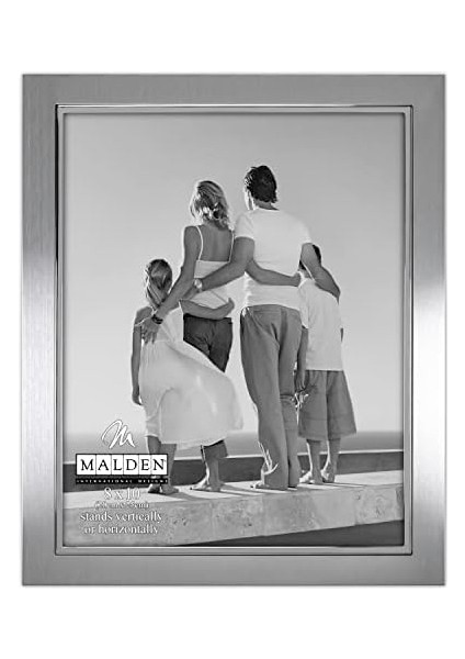 International Uptown Mat Gümüş, Gümüş Moda Metal Çerçeve, 8X10, Gümüş modelleri