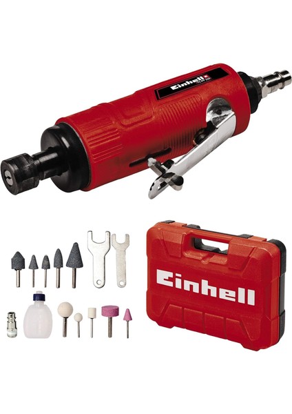 Havalı Kalıpçı Taşlama Tc-Pp 220 (Zımparalama, Parlatma, Gravür ve Çapak Alma Için, 10 Taşlama Ucu, Taşıma Çantası, Yağsız) - 4138540