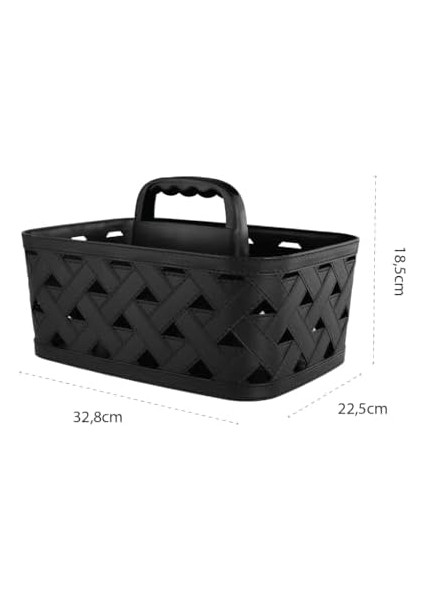 Deri Desenli Saplı Sepet modelleri